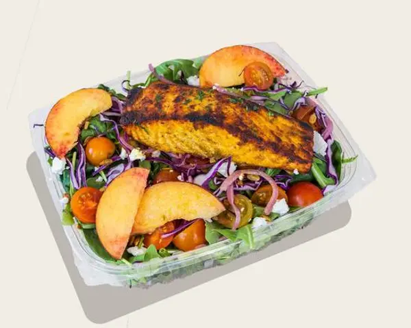 proper-food - Summer Salad with Lemon Turmeric Salmon