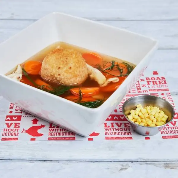 proposition-chicken - Chicken Matzo Ball Soup