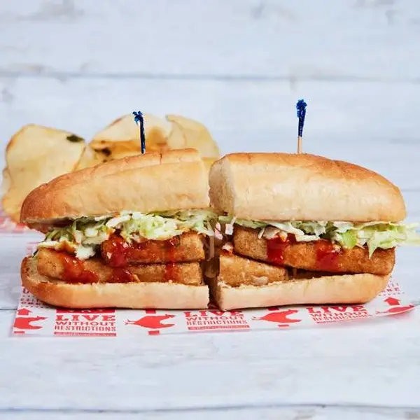 proposition-chicken - Crispy Tofu Sandwich