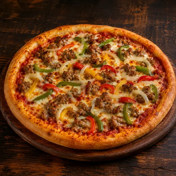 pure-restaurant-cafe - بيتزا سجق