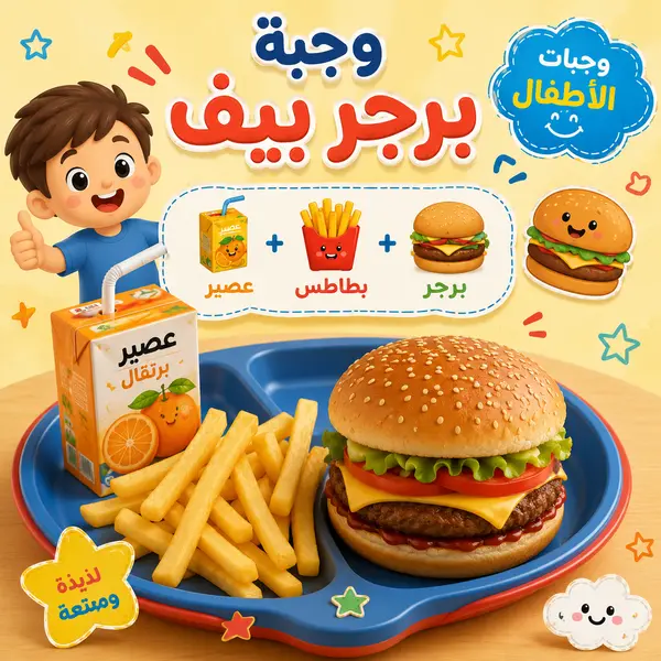 pure-restaurant-cafe - وجبة برجر بيف