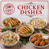pure-restaurant-cafe - أطباق الفراخ
