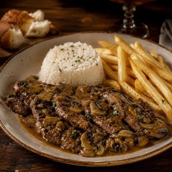 pure-restaurant-cafe - بيكاتا لحم