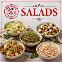 pure-restaurant-cafe - السلاطات
