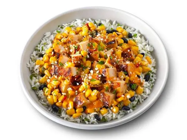 qdoba-mexican-eats - NEW Mexican Street Corn Chicken Bowl