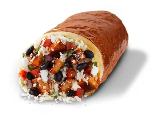 qdoba-mexican-eats - Cholula® Hot & Sweet Chicken Burrito