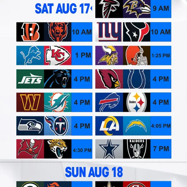 quan-cheers - PRETEMPORADA DE LA NFL DEL 15 AL 18 DE AGOSTO