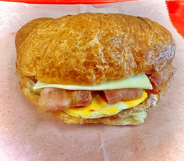 rancho-cordova-donuts - Bacon Egg +Cheese Croissant