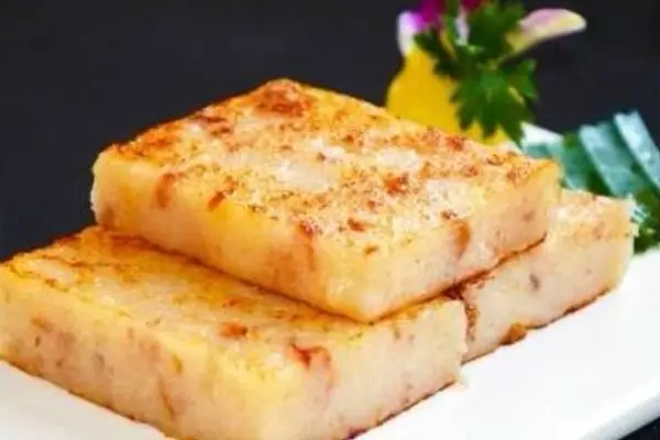 red-a-dim-sum - Pan Fried Turnip Cake （4 pcs）(香煎萝卜糕)