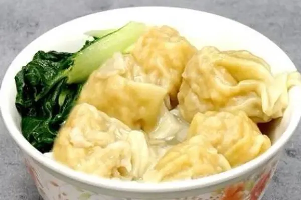 red-a-dim-sum - Hong Kong Style Shrimp Wonton Soup (港式鮮蝦雲吞)