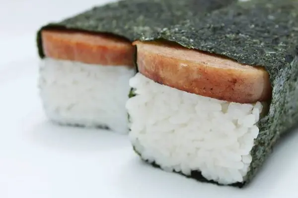 red-a-dim-sum - Spam Musubi