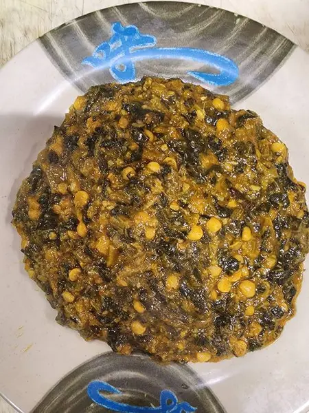 red-chilli - Palak Cholay  (vegan)