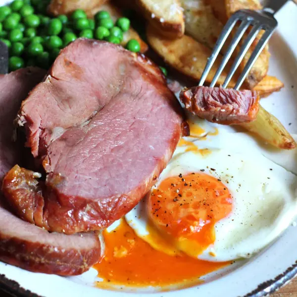 rejoyce - Ham, Egg, Hand Cut Chips & Peas