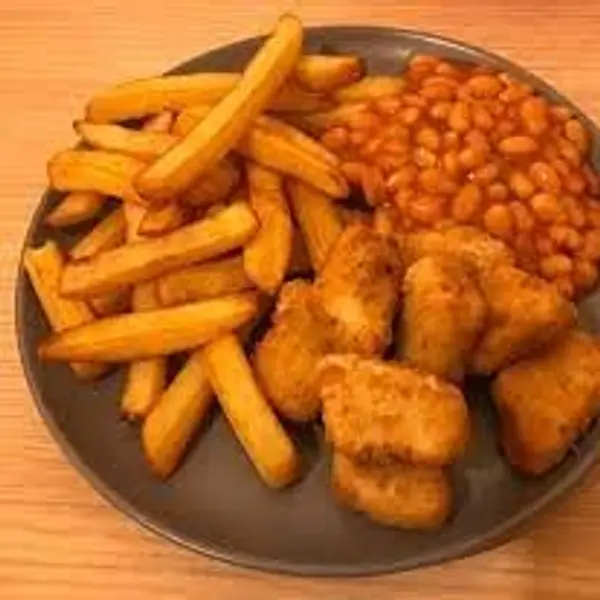 rejoyce - Chicken Bites, Chips & Beans or Peas