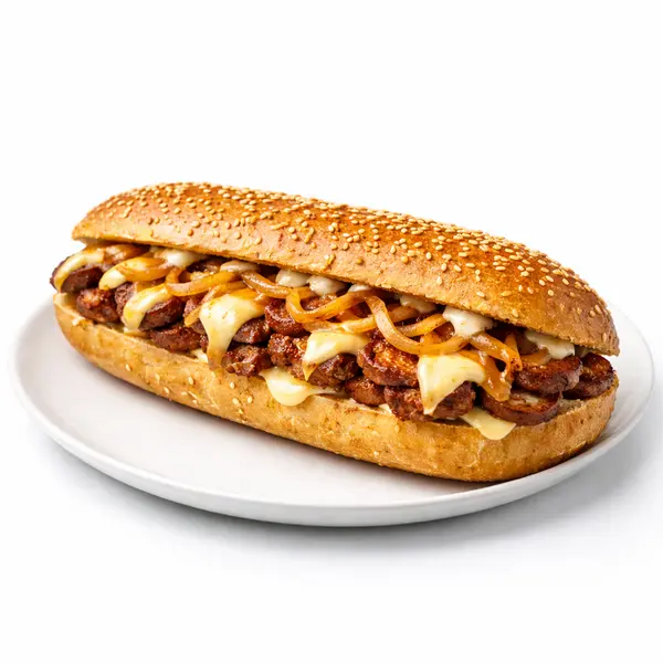 relaxx-lounge - Kebab Style – Cheese & Onion Baguette