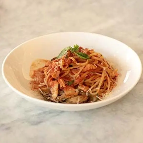 restaurant-cafe-monaco - Linguini Shrimps + Mussels