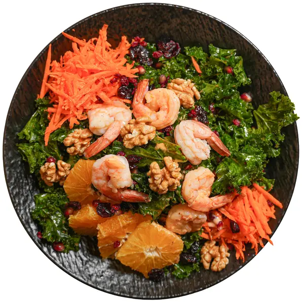 resto-stnicolas - Kale & Shrimp Salad - سلطة الكيل بالقريدس