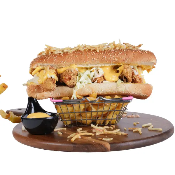 resto-stnicolas - Crispy Chicken Sandwich - كريسبي ساندويش