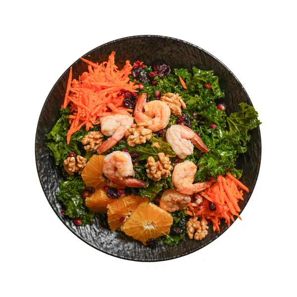 resto-stnicolas - (Kale & Shrimp Salad) كيل وقريدس سلطة