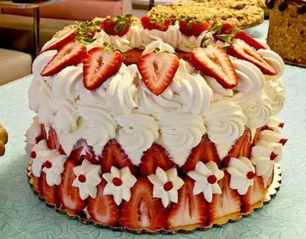 ricks-dessert-diner - Strawberry Bagatelle (Our Version of Strawberry Shortcake!)