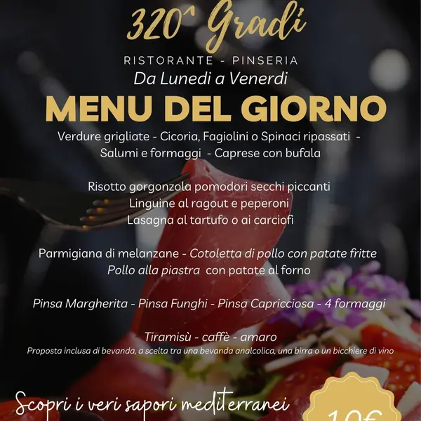 ristorante-320-gradi - Menu del giorno