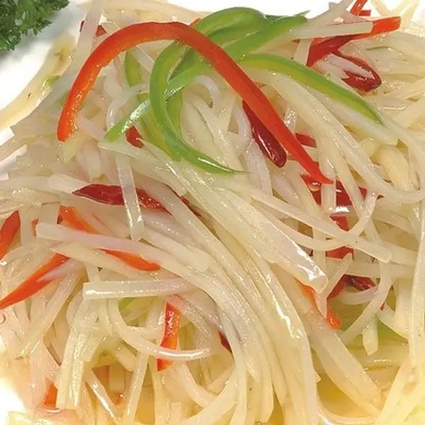ristorante-dufu - Julenne di patate agro piccante 酸辣土豆丝