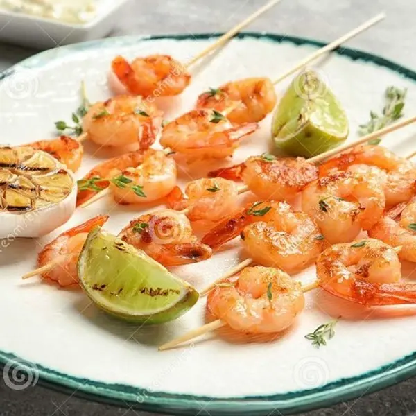 ristorante-dufu - Spiedini di gamberi 煎虾串