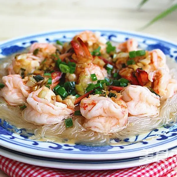 ristorante-dufu - Spaghetti di soia saltati con gamberi 虾炒粉丝