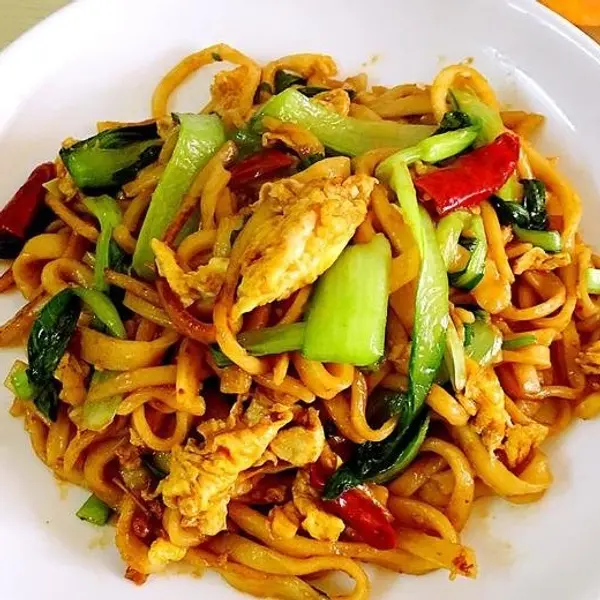 ristorante-dufu - Spaghetti cinesi saltati 肉丝炒面