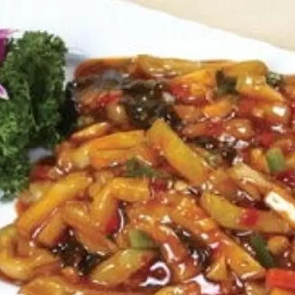 ristorante-dufu - Lasagna di melanzane in salsa YuXiang 鱼香茄条