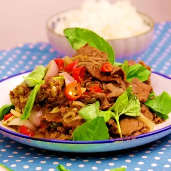 ristorante-dufu - Vitello con bambù e funghi 双冬牛肉