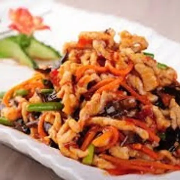 ristorante-dufu - Straccetti di maiale alla salsa Yu Xiang 鱼香肉丝