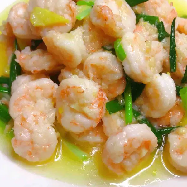 ristorante-dufu - Gamberi saltati 葱姜虾仁