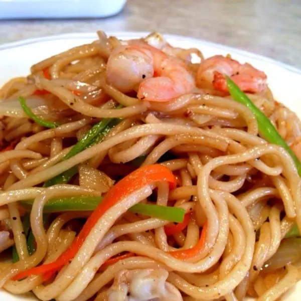 ristorante-dufu - Spaghetti cinesi saltati 海鲜黑椒炒面