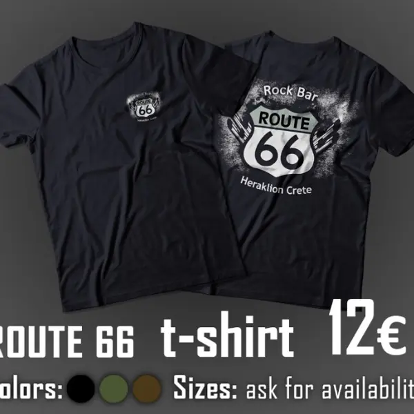 route-66-rock-bar - ROUTE 66 t-shirt