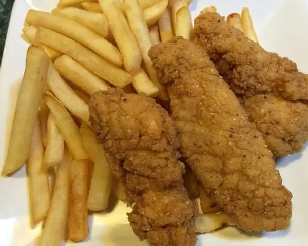 royal-donut-cafe - Chicken Strips and Fries