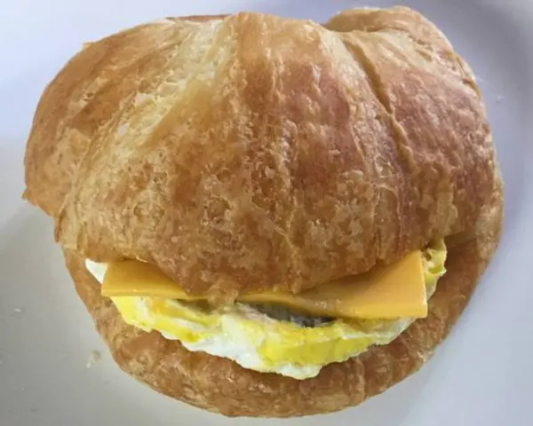 royal-pin-donuts - Sausage Egg and Cheese on Croissants