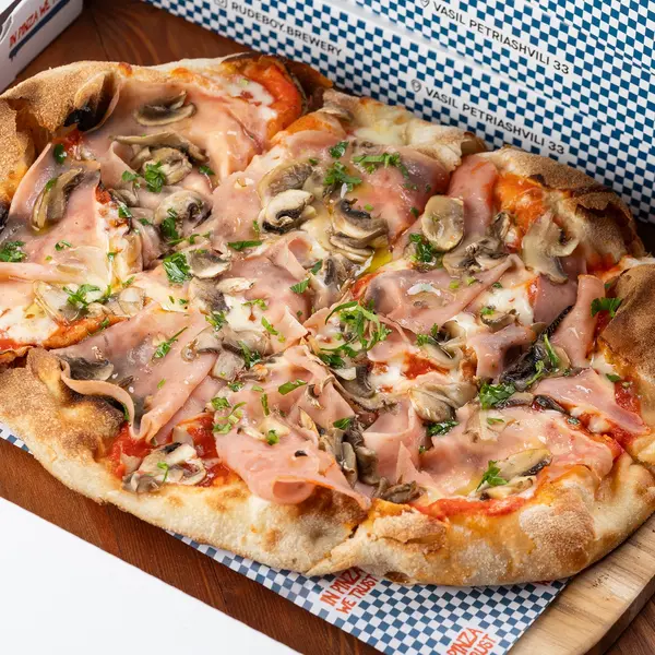 rudeboy-taproom - Ham & mushrooms