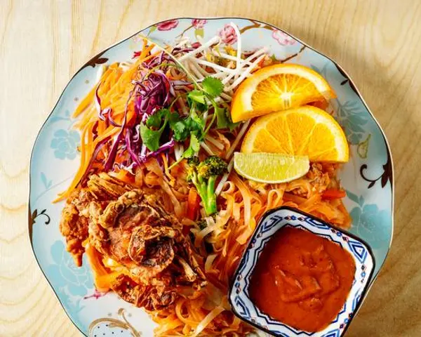 rukdiew-cafe - Soft Shell Crab Pad Thai