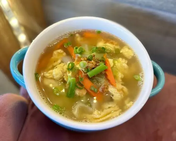 rukdiew-cafe - Egg flower veggies  soup