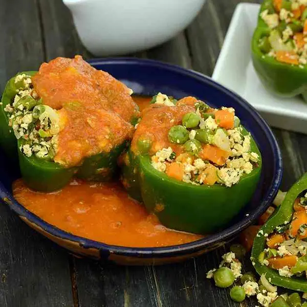 sabrus-restaurant - Stuffed Capsicum/Tomato