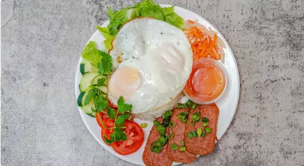 saigon-corner - E5 - Spam & Eggs Rice Plate