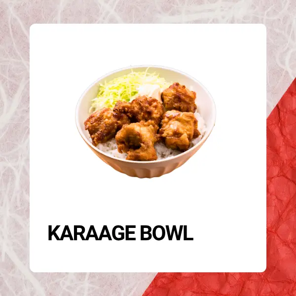 sake2me-ayce-sushi-chino - KARAAGE BOWL