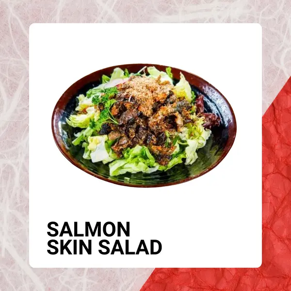 sake2me-ayce-sushi-chino - SALMON SKIN SALAD