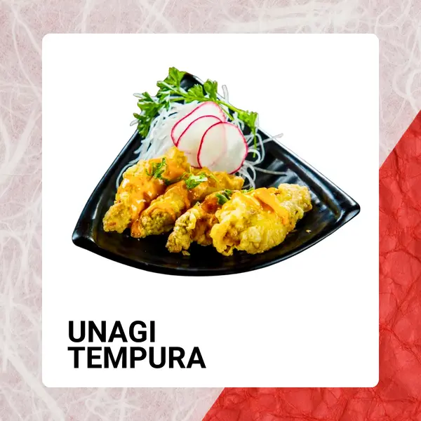sake2me-ayce-sushi-chino - UNAGI TEMPURA (3/6pcs)