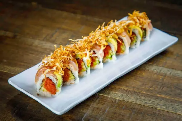 sake2me-ayce-sushi-newport-ave - ONION BLOSSOM ALABACORE ($23.9)