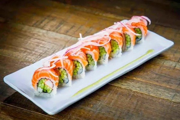 sake2me-ayce-sushi-newport-ave - YUZU SALMON ($22.5)