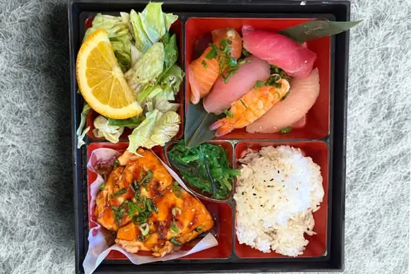 sake2me-ayce-sushi-newport-ave - SALMON TERIYAKI ENT