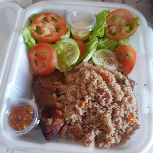 salmas-kitchen - Bulgur with Fish / Chicken