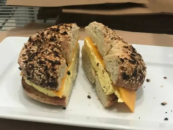 sams-bagels - Bagel and Egg with Cheese